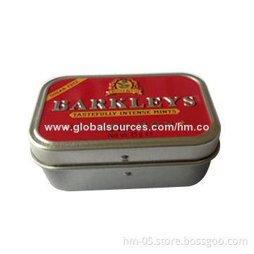 Mini tin Box, Made of 0.23mm, Shapes, Sizes and Printing Can be Customized
